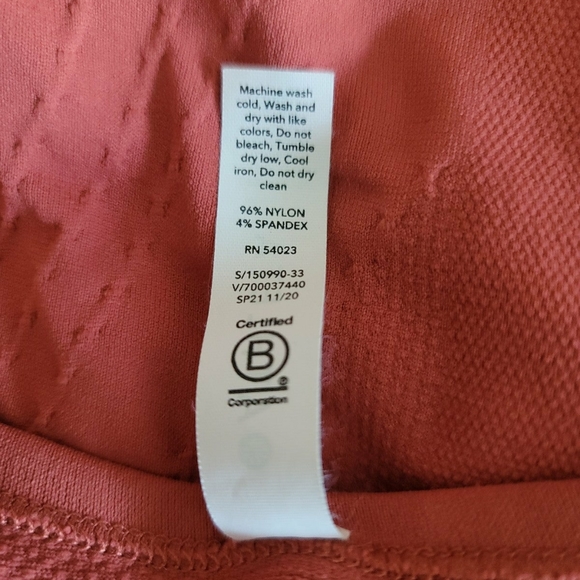 Athleta Fastest Track Top Womens S Neon Orange Short Sleeve Pullover Ruched Tee - Picture 10 of 11